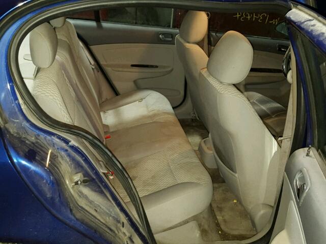 1G1AL55F377147686 - 2007 CHEVROLET COBALT LT BLUE photo 6