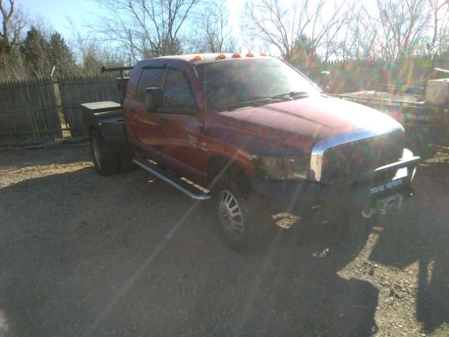 3D7MX49C57G736896 - 2007 DODGE RAM 3500 RED photo 1