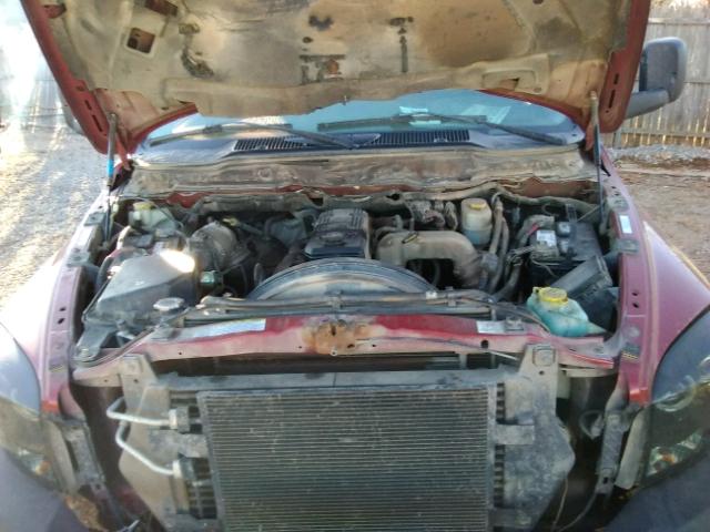 3D7MX49C57G736896 - 2007 DODGE RAM 3500 RED photo 7