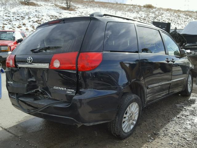 5TDBK22CX9S026797 - 2009 TOYOTA SIENNA XLE BLACK photo 4