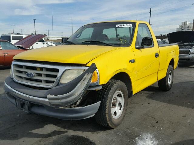 1FTZF17271KB84684 - 2001 FORD F150 YELLOW photo 2