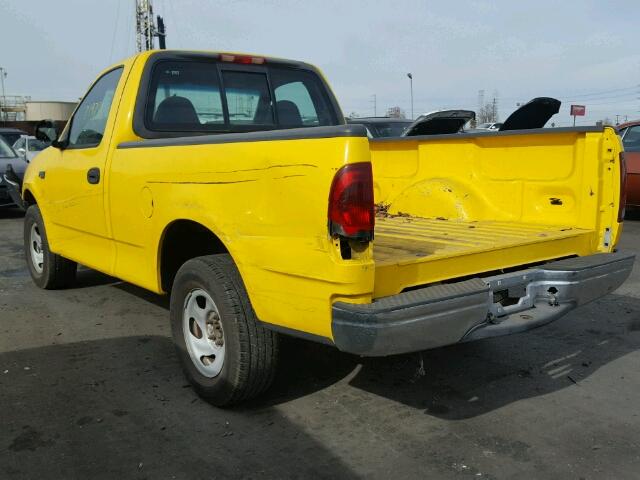 1FTZF17271KB84684 - 2001 FORD F150 YELLOW photo 3