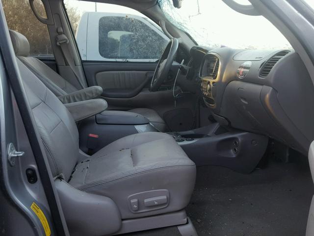 5TDZT38AX3S182286 - 2003 TOYOTA SEQUOIA LI GRAY photo 5