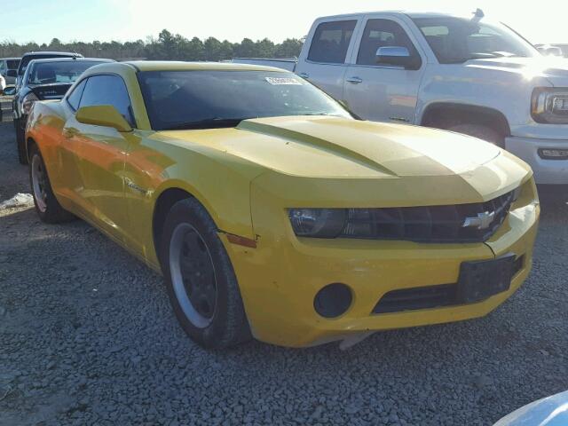 2G1FA1E34C9117356 - 2012 CHEVROLET CAMARO LS YELLOW photo 1