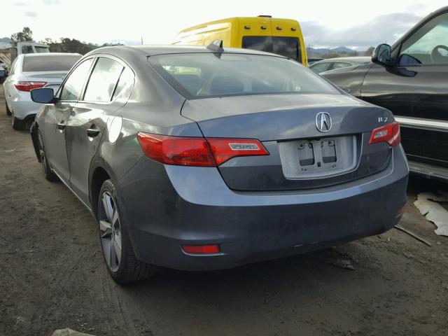 19VDE1F58DE016514 - 2013 ACURA ILX 20 PRE GRAY photo 3