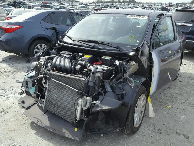 3N1CN7AP1FL834571 - 2015 NISSAN VERSA S GRAY photo 2