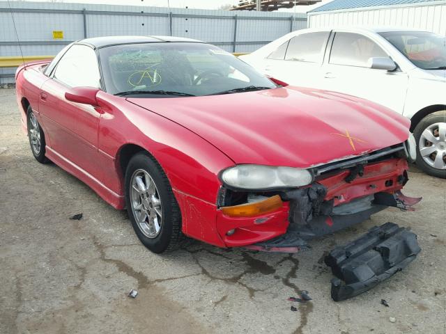 2G1FP22K722133090 - 2002 CHEVROLET CAMARO RED photo 1