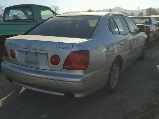 JT8BD69S830177550 - 2003 LEXUS GS 300 SILVER photo 4