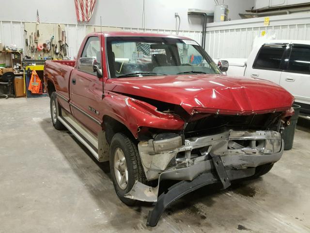 1B7HC16Y3VS231578 - 1997 DODGE RAM 1500 RED photo 1