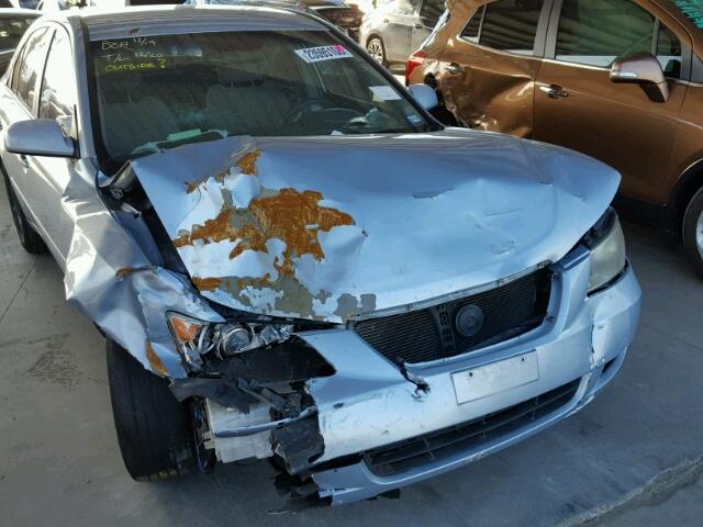 5NPET46C77H190849 - 2007 HYUNDAI SONATA GLS BLUE photo 9