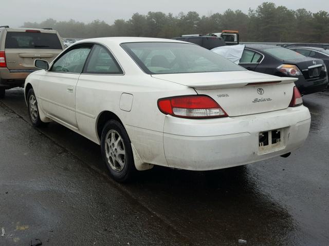 2T1CG22P31C532011 - 2001 TOYOTA CAMRY SOLA WHITE photo 3