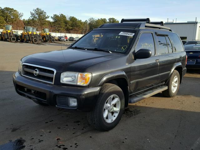 JN8DR09Y33W811782 - 2003 NISSAN PATHFINDER BLACK photo 2