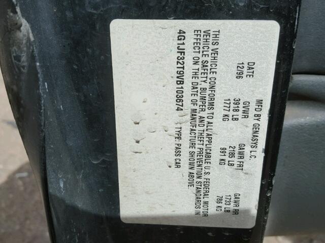 4G1JF32T9VB103674 - 1997 CHEVROLET CAVALIER L BLACK photo 10