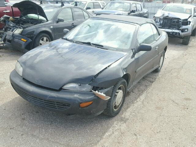 4G1JF32T9VB103674 - 1997 CHEVROLET CAVALIER L BLACK photo 2
