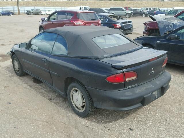 4G1JF32T9VB103674 - 1997 CHEVROLET CAVALIER L BLACK photo 3