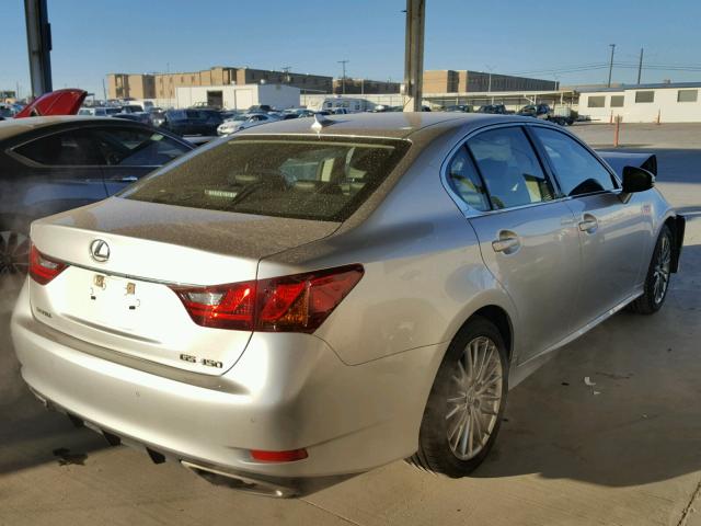 JTHBE1BL9E5031134 - 2014 LEXUS GS 350 SILVER photo 4