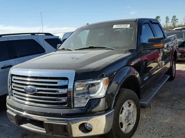 1FTFW1CT5EFA81361 - 2014 FORD F150 SUPER BLACK photo 2