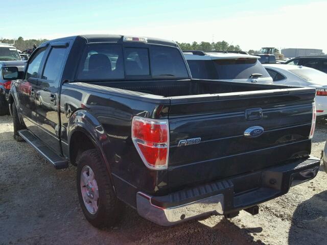 1FTFW1CT5EFA81361 - 2014 FORD F150 SUPER BLACK photo 3