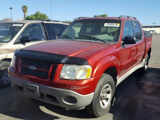 1FMZU67E11UA87218 - 2001 FORD EXPLORER S RED photo 2