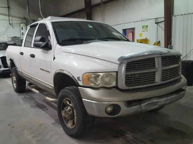 3D7KU28C84G283004 - 2004 DODGE RAM 2500 S WHITE photo 1