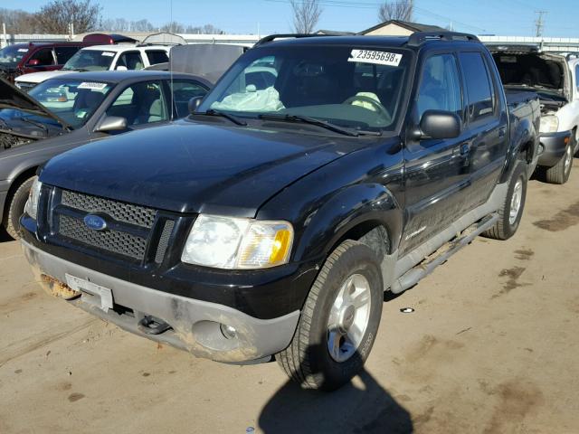 1FMZU77E12UD53330 - 2002 FORD EXPLORER S BLACK photo 2