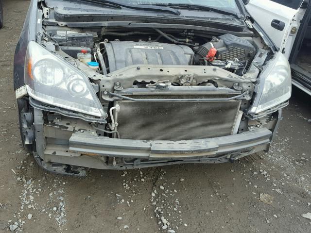 5FNRL38457B424082 - 2007 HONDA ODYSSEY EX GRAY photo 9