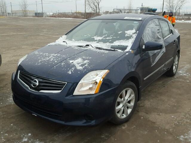 3N1AB6AP6AL684511 - 2010 NISSAN SENTRA 2.0 BLUE photo 2