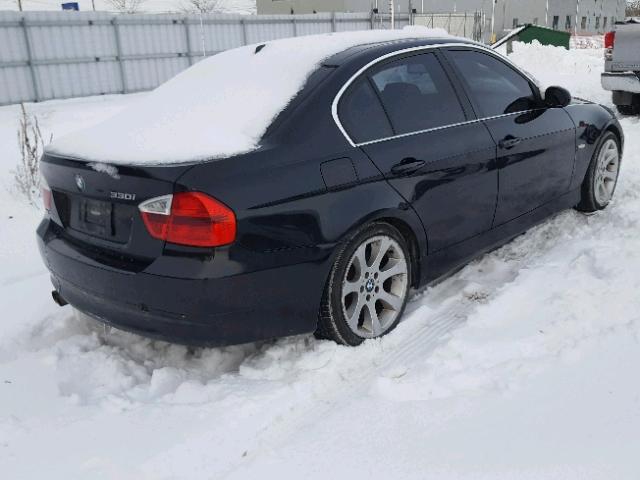 WBAVB335X6KS37646 - 2006 BMW 330 I BLACK photo 4