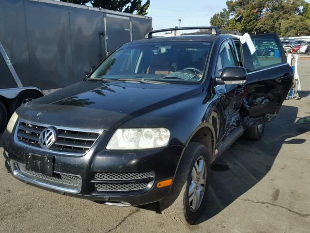 WVGCM77L34D044949 - 2004 VOLKSWAGEN TOUAREG 4. BLACK photo 2