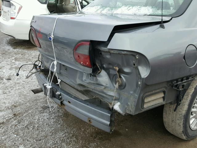 1G1ND52F85M146387 - 2005 CHEVROLET CLASSIC GRAY photo 9