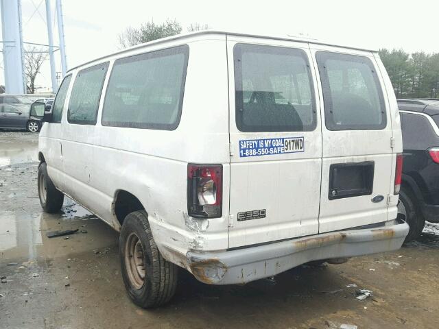 1FBNE31L83HA18113 - 2003 FORD ECONOLINE WHITE photo 3