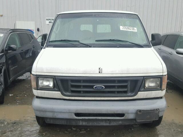 1FBNE31L83HA18113 - 2003 FORD ECONOLINE WHITE photo 9