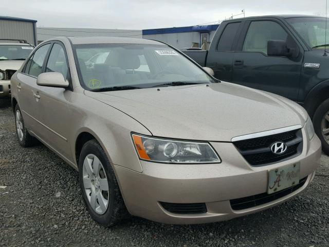 5NPET46C17H195108 - 2007 HYUNDAI SONATA GLS CREAM photo 1