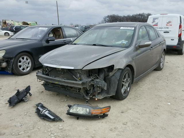 19UUA66228A032532 - 2008 ACURA TL GRAY photo 2