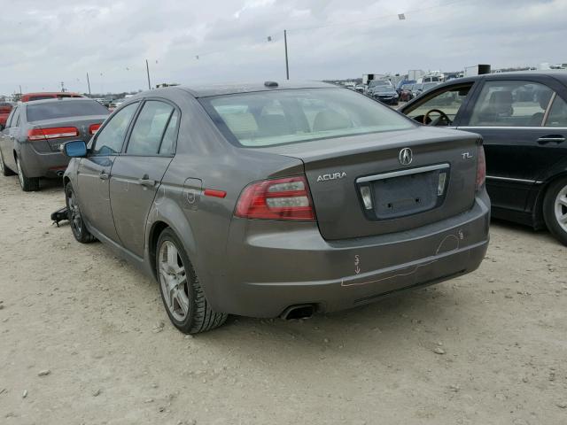 19UUA66228A032532 - 2008 ACURA TL GRAY photo 3