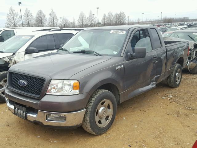 1FTPX125X5FA62809 - 2005 FORD F150 Gris foto 2
