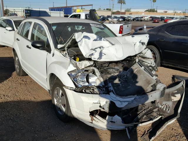 1B3HB28C27D582095 - 2007 DODGE CALIBER WHITE photo 1