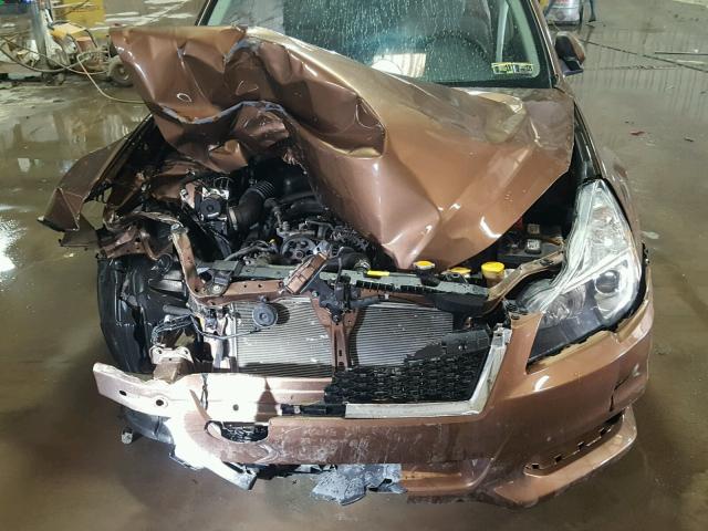 4S3BMBC66D3029175 - 2013 SUBARU LEGACY 2.5 BROWN photo 7