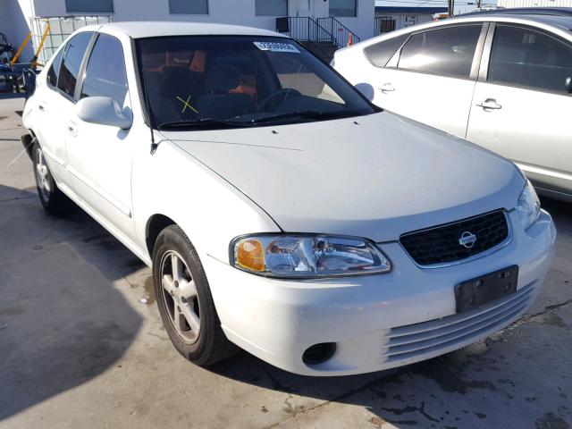 3N1CB51D1YL349532 - 2000 NISSAN SENTRA BAS WHITE photo 1