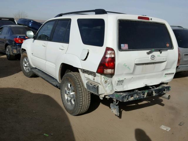 JTEZU14R250045115 - 2005 TOYOTA 4RUNNER SR WHITE photo 3