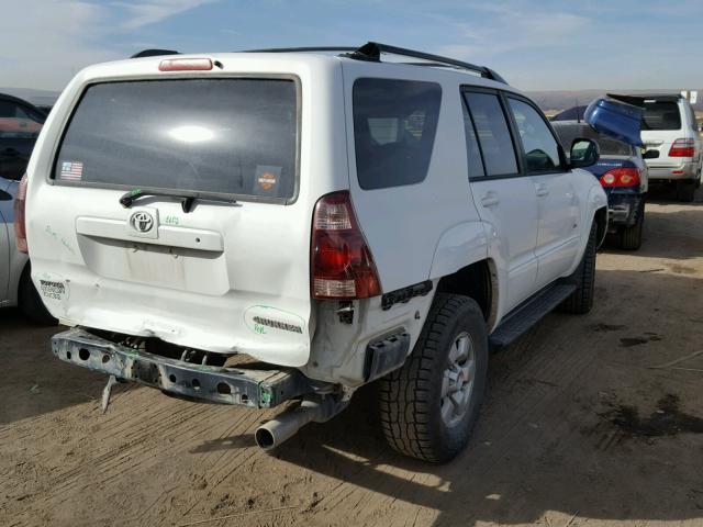 JTEZU14R250045115 - 2005 TOYOTA 4RUNNER SR WHITE photo 4