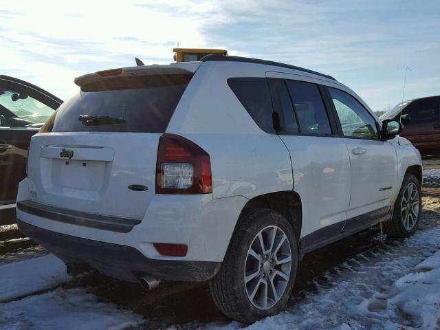 1C4NJCBA1HD185528 - 2017 JEEP COMPASS SP WHITE photo 4