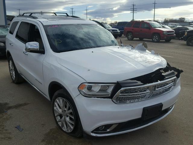 1C4RDJEG7FC156292 - 2015 DODGE DURANGO CI WHITE photo 1