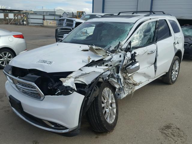 1C4RDJEG7FC156292 - 2015 DODGE DURANGO CI WHITE photo 2