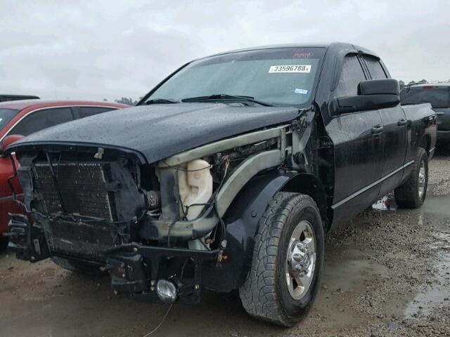 3D7KR28A08G197126 - 2008 DODGE RAM 2500 S BLACK photo 2