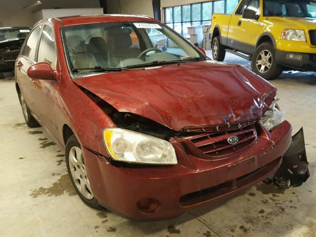 KNAFE121165366517 - 2006 KIA NEW SPECTR RED photo 1