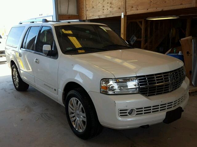 5LMJJ3H56DEL09573 - 2013 LINCOLN NAVIGATOR WHITE photo 1