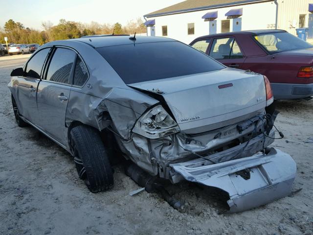 2G1WD58C789125131 - 2008 CHEVROLET IMPALA SUP SILVER photo 3