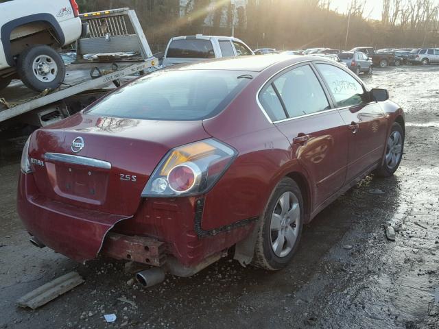 1N4AL21E57C206768 - 2007 NISSAN ALTIMA 2.5 RED photo 4