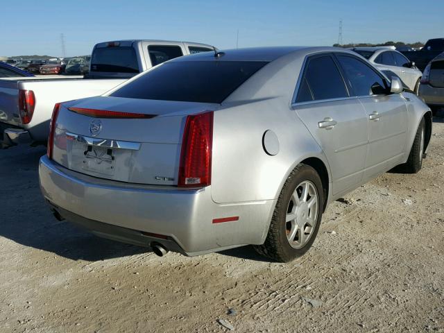 1G6DF577180134577 - 2008 CADILLAC CTS SILVER photo 4